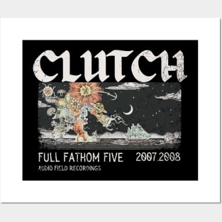 Clutch Vintage 1991 // Full Fathom Five Original Fan Design Artwork Posters and Art